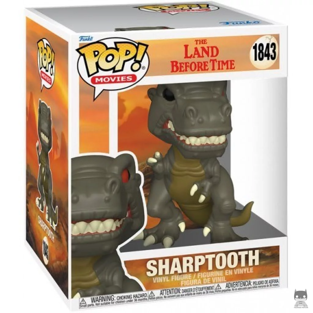 Figura Funko Pop! Diente Afilado (Supersized) en su caja