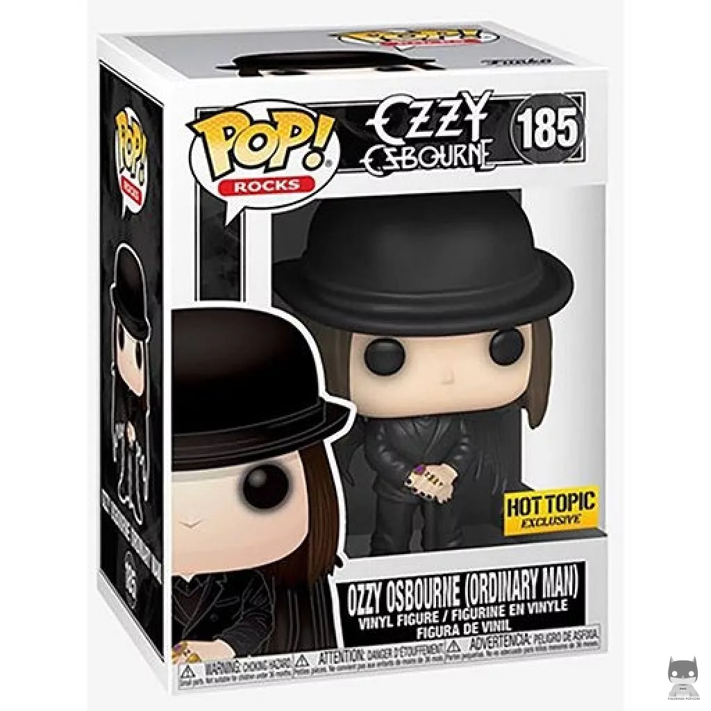 Figura Funko Pop! Ozzy Osbourne (Ordinary Man) en su caja