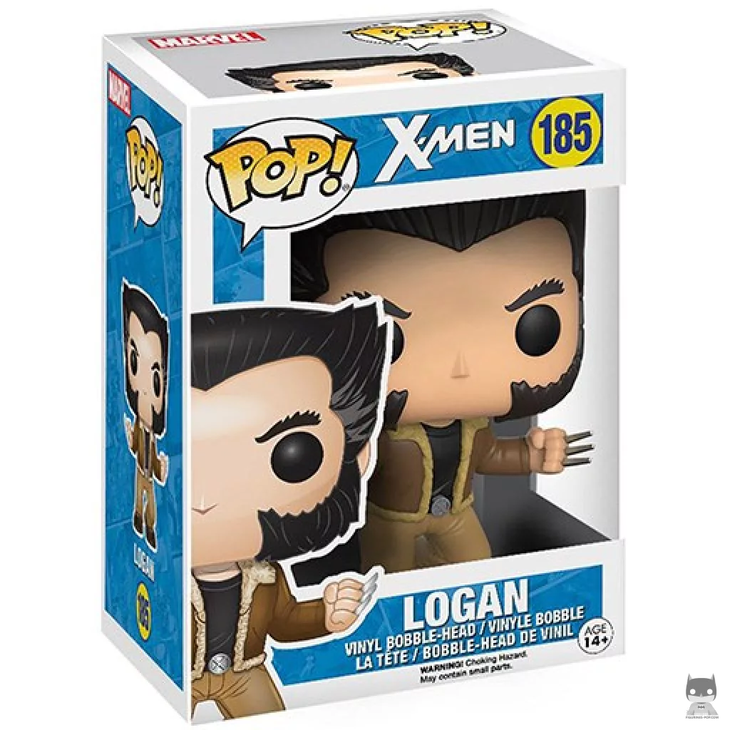Figura Funko Pop! Logan en su caja