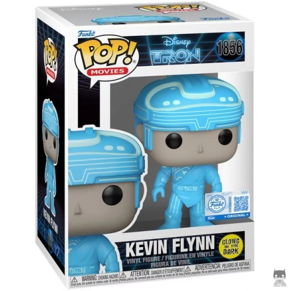 Figura Funko Pop! Kevin Flynn (Brilla en la oscuridad) en su caja