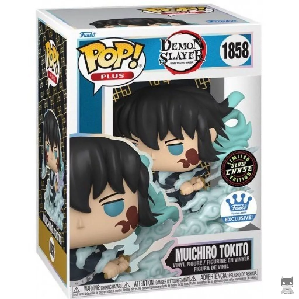 Figura Funko Pop! Muichiro Tokito (Chase & Brilla en la oscuridad) en su caja