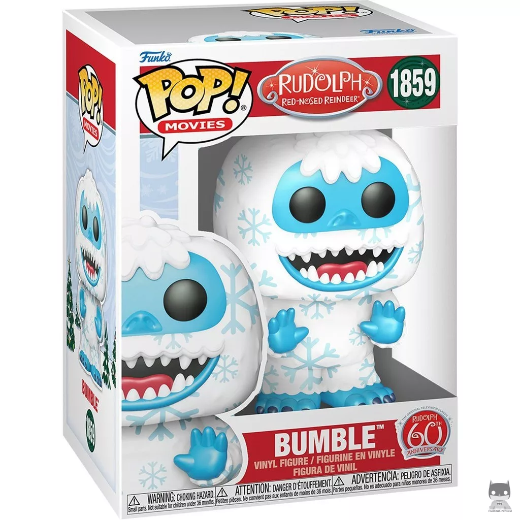 Figura Funko Pop! Bumble (Pelaje de copos de nieve) en su caja