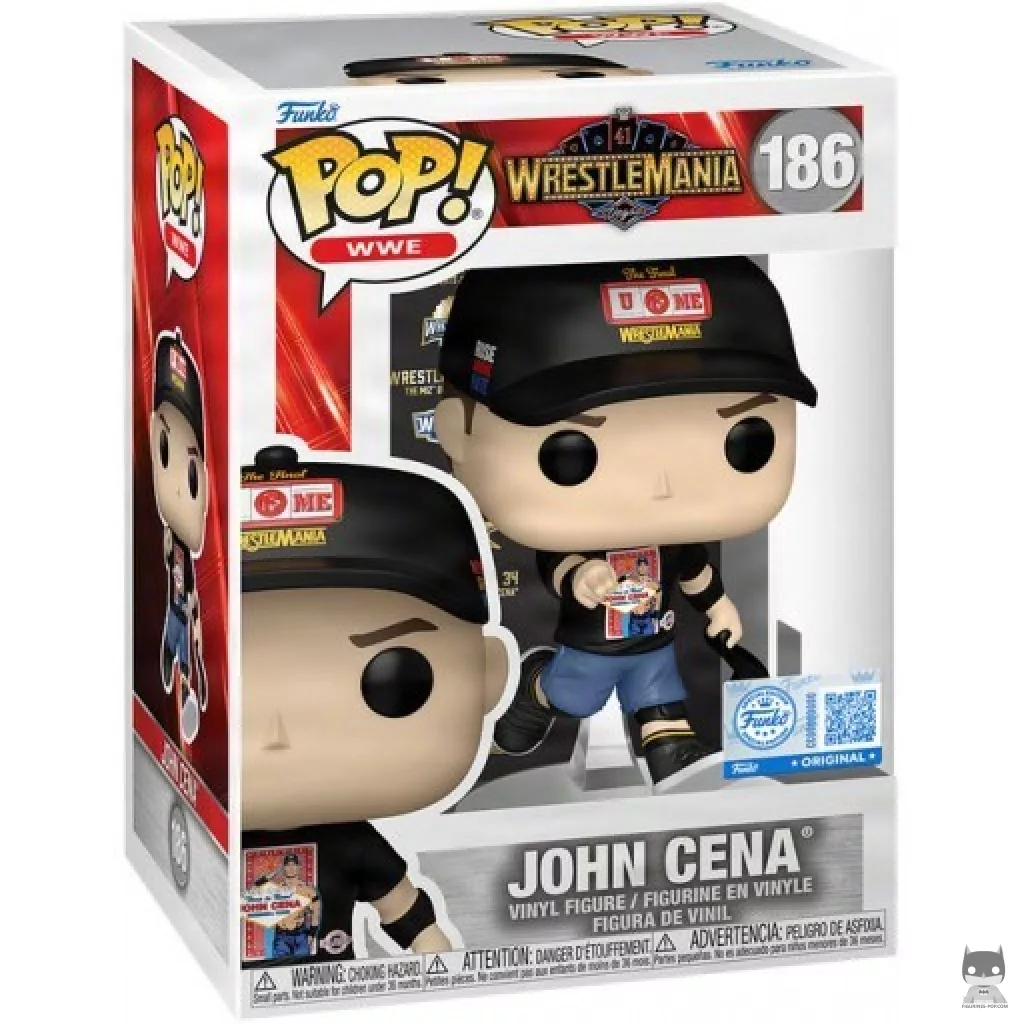 Figura Funko Pop! John Cena (WrestleMania 41) en su caja