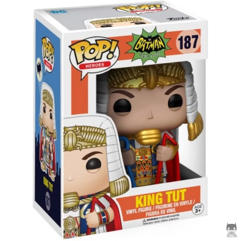 Figura Funko Pop! Rey Tut en su caja