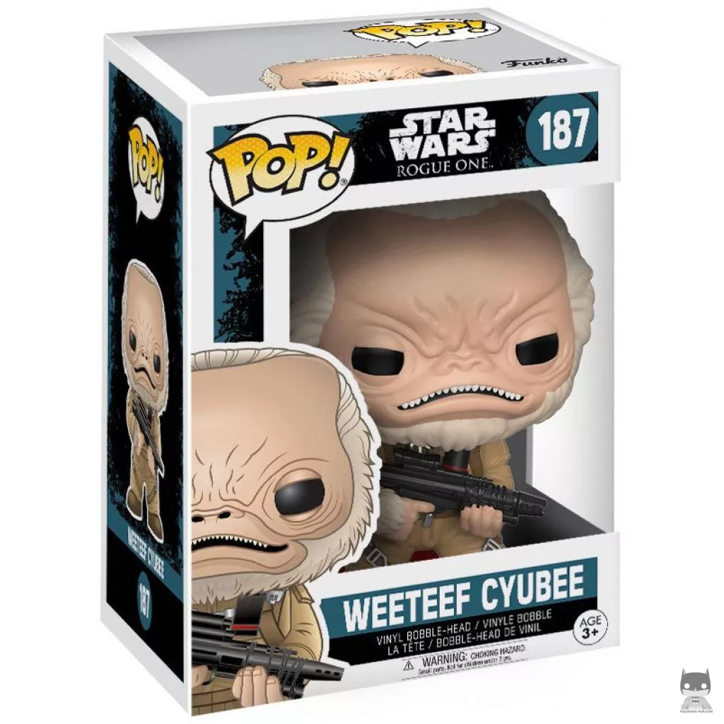 Figura Funko Pop! Weeteef Cyubee en su caja
