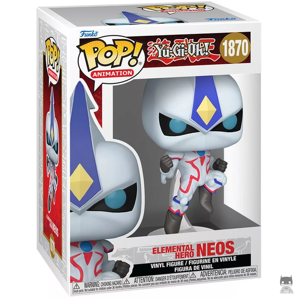 Figura Funko Pop! Héroe Elemental Neos en su caja