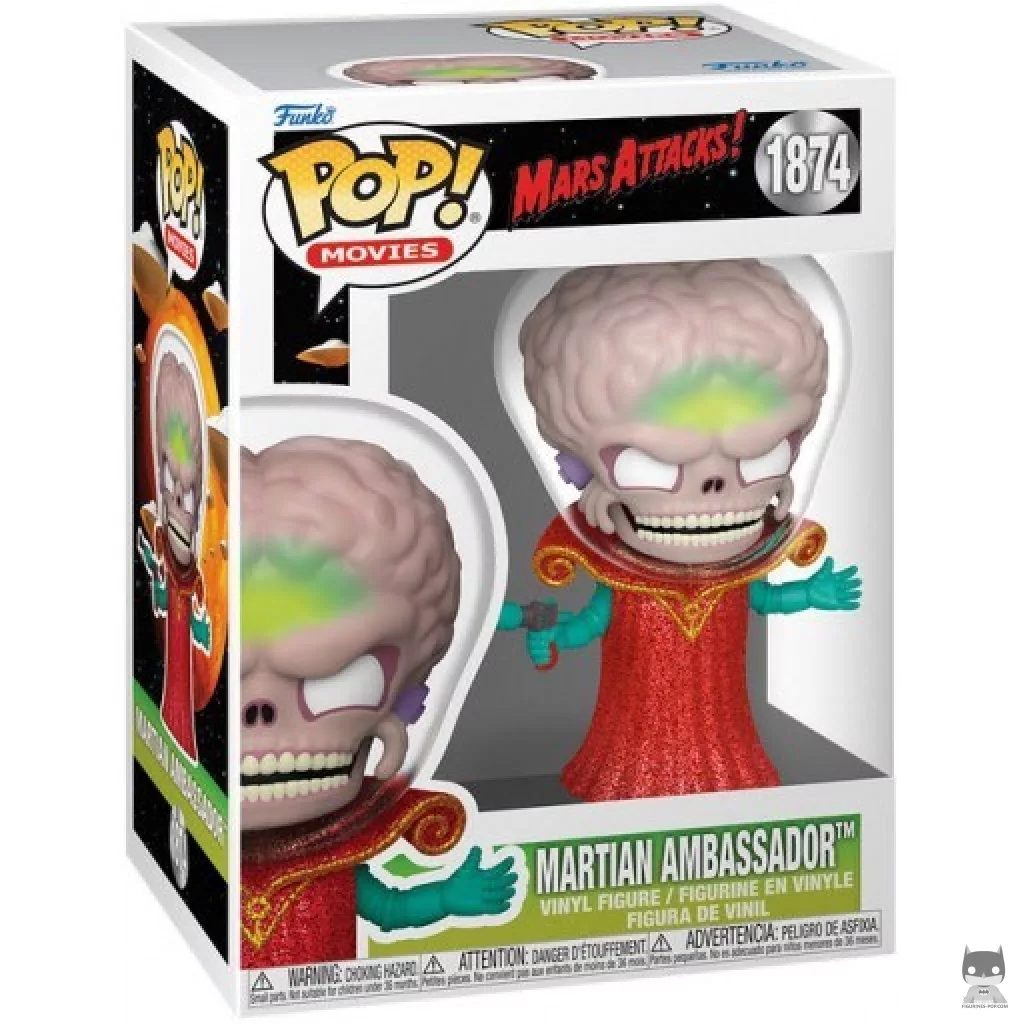 Figura Funko Pop! Embajador marciano en su caja