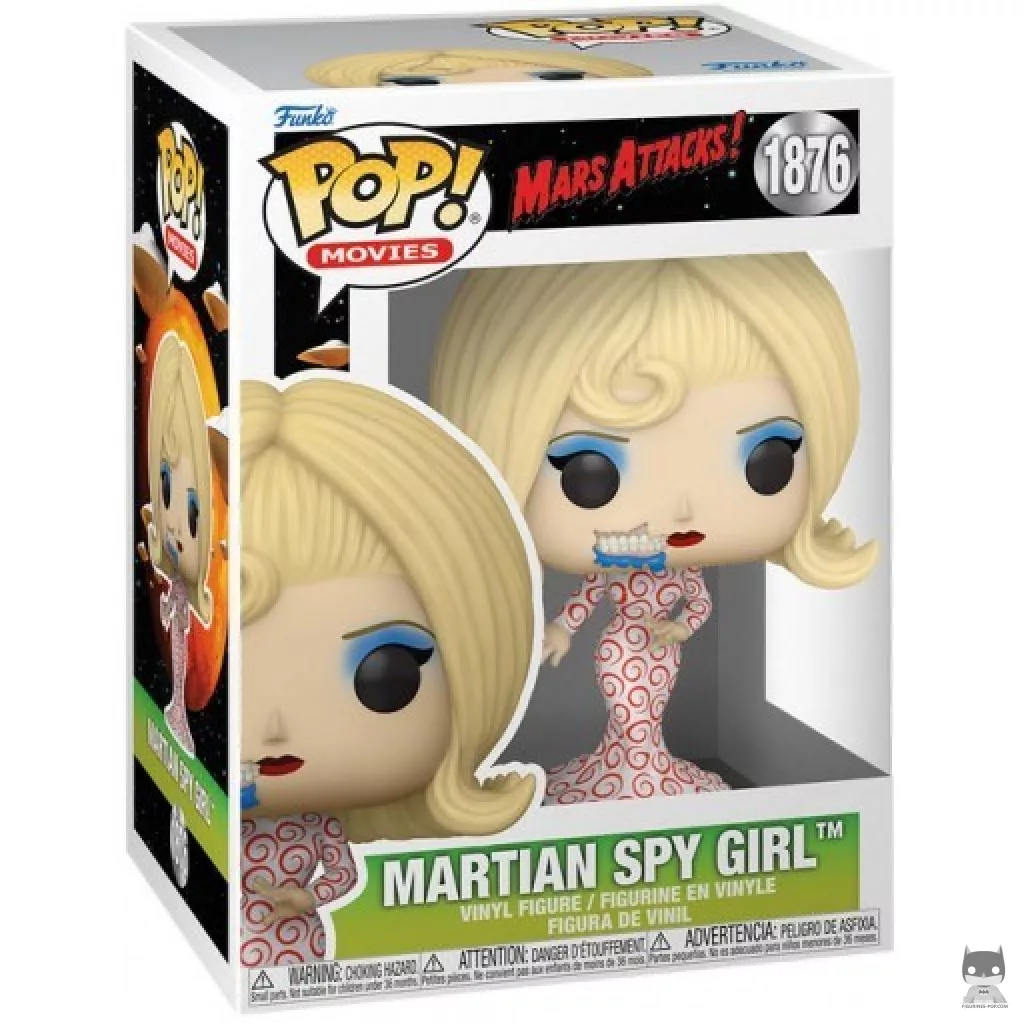 Figura Funko Pop! Martian Spy Girl en su caja