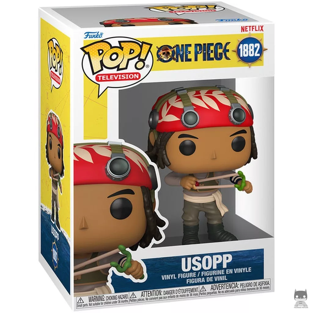 Figura Funko Pop! Usopp en su caja