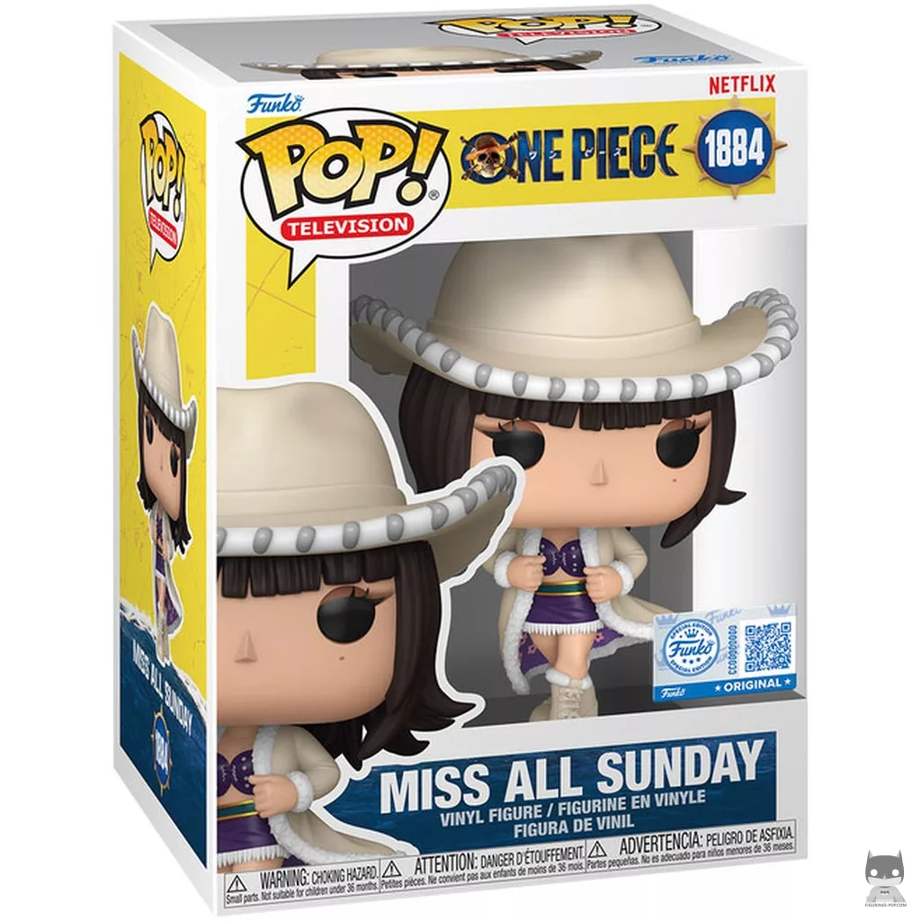 Figura Funko Pop! Miss All Sunday en su caja