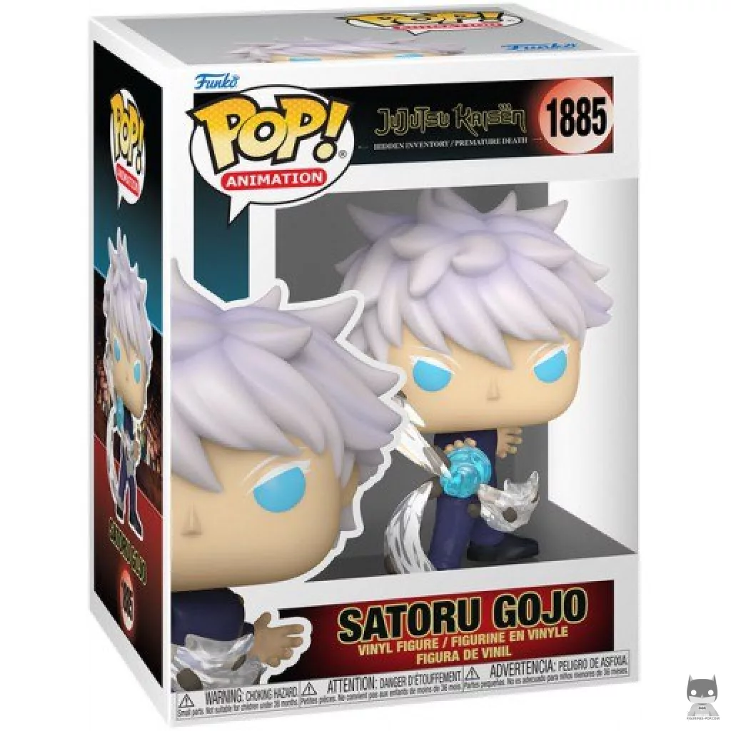 Figura Funko Pop! Satoru Gojo (Técnica maldita: Azul) en su caja