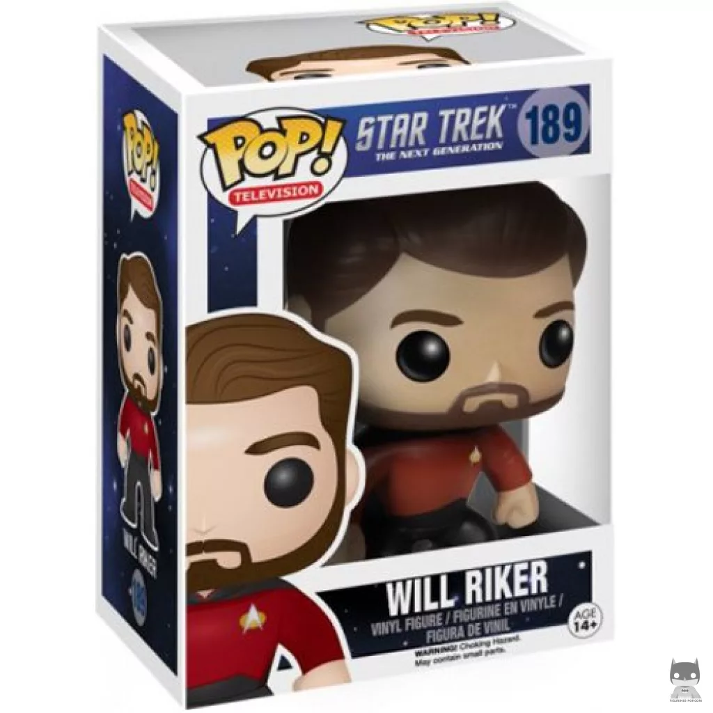 Figura Funko Pop! Will Riker en su caja