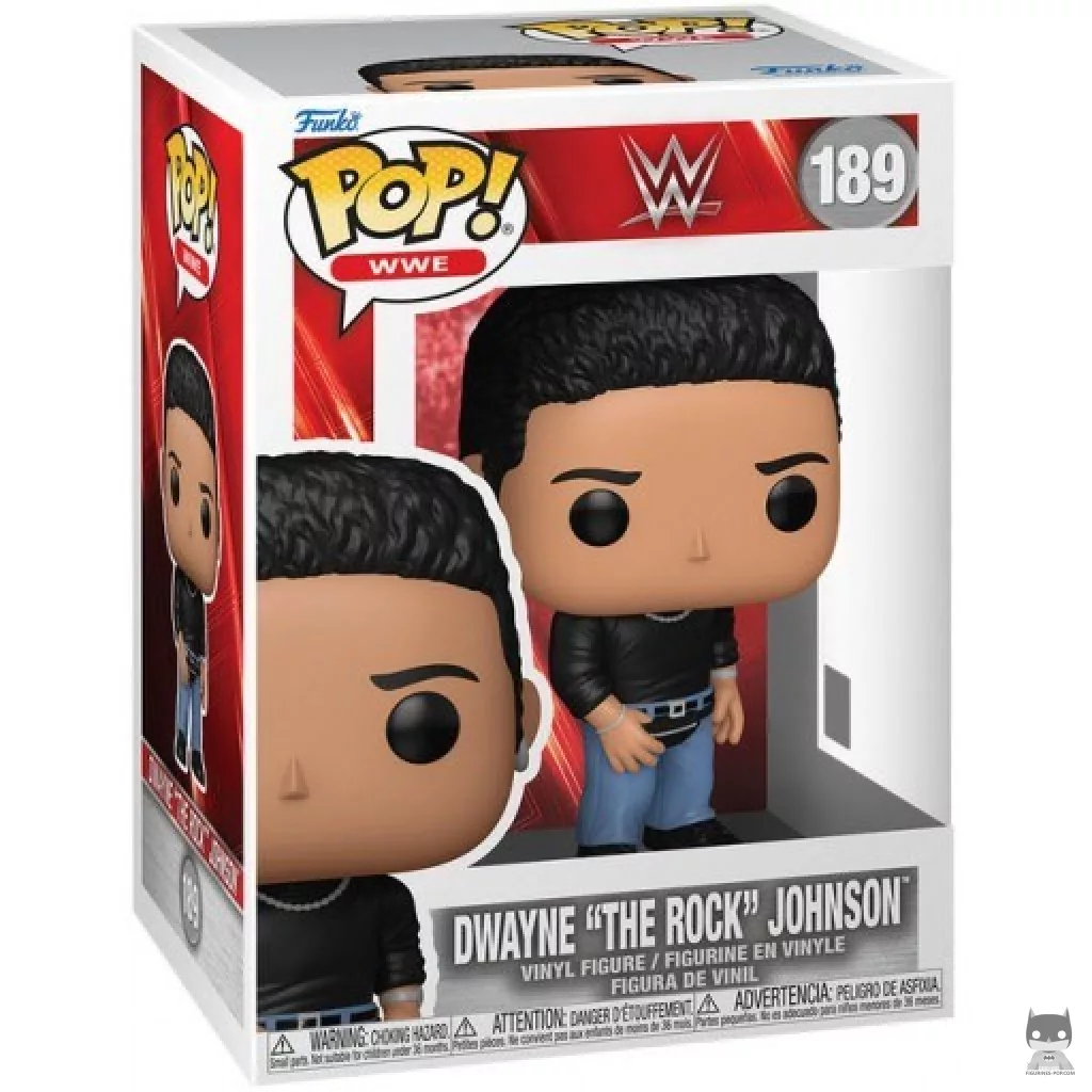 Figura Funko Pop! Dwayne "The Rock" Johnson en su caja