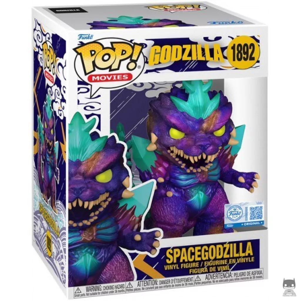 Figura Funko Pop! SpaceGodzilla en su caja