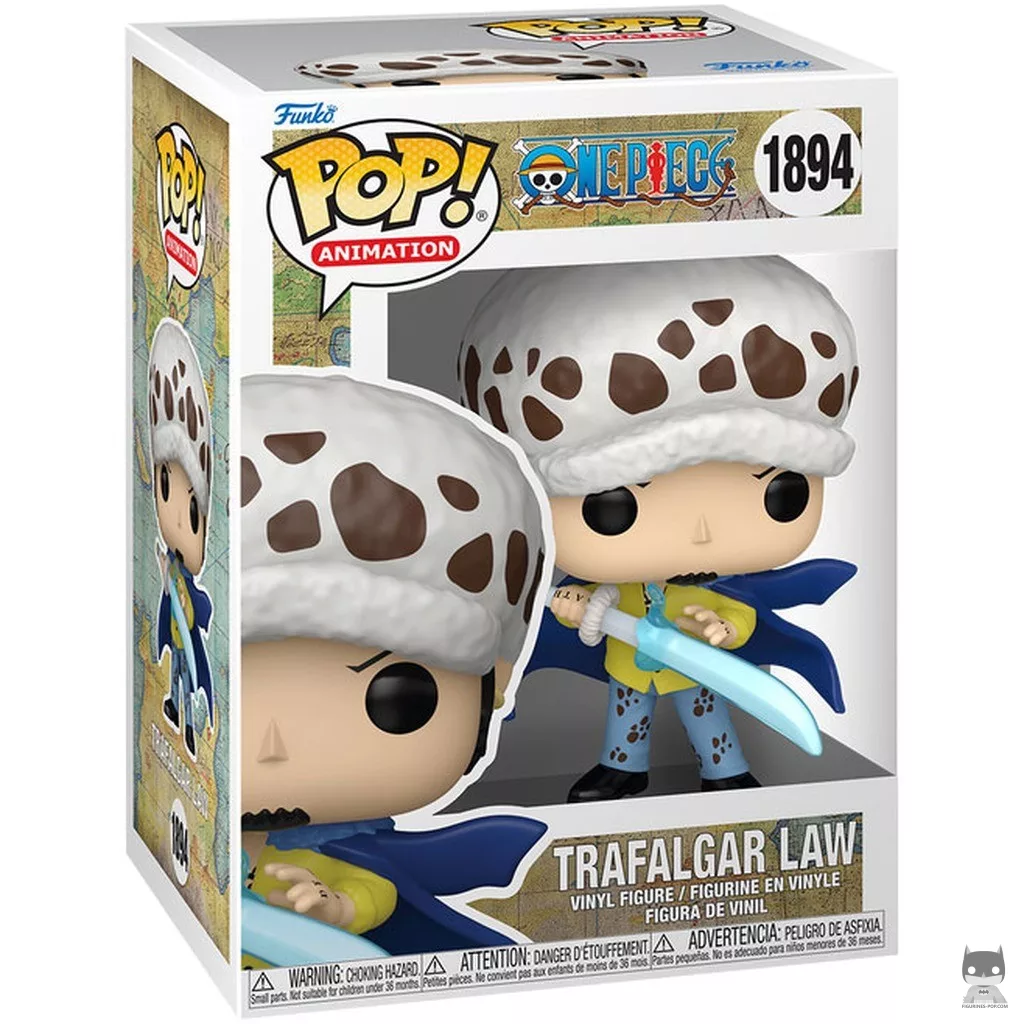 Figura Funko Pop! Trafalgar Law en su caja