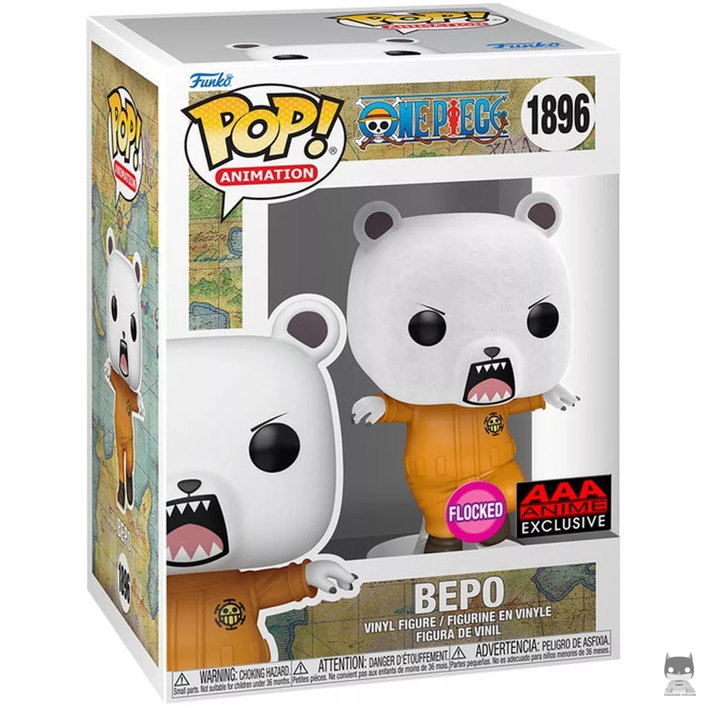 Figura Funko Pop! Bepo (Flocado) en su caja