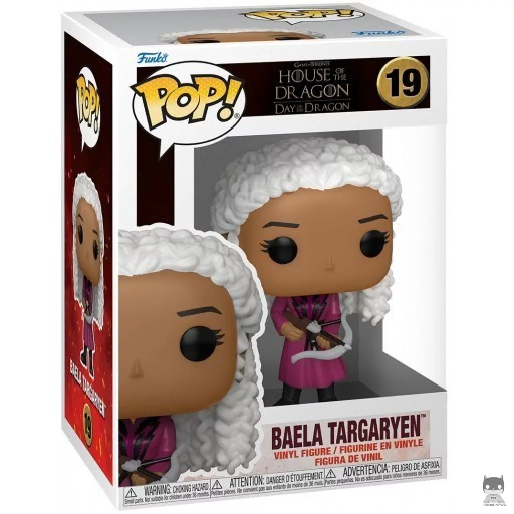 Figura Funko Pop! Baela Targaryen en su caja