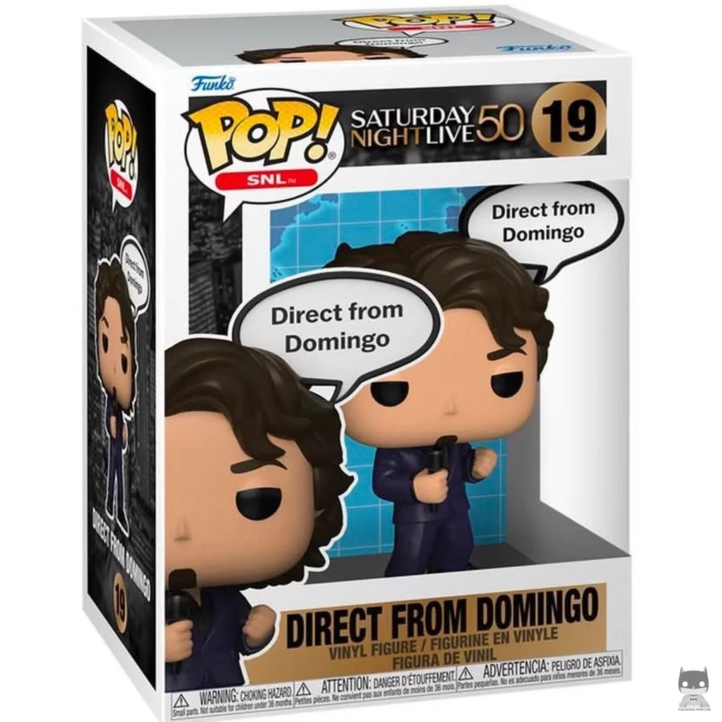 Figura Funko Pop! Direct from Domingo en su caja