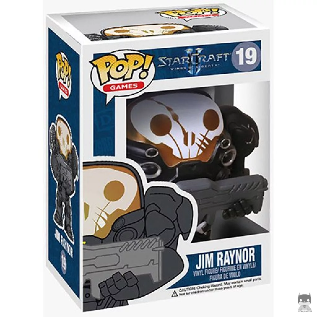 Figura Funko Pop! Jim Raynor en su caja