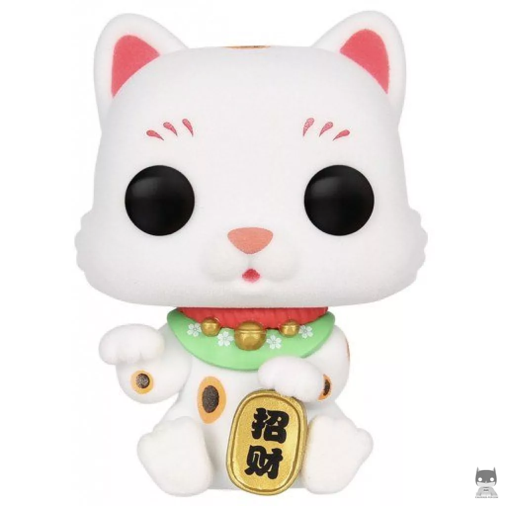 Figura Funko Pop! Gato de la suerte (Flocado) (Lucky Cat)