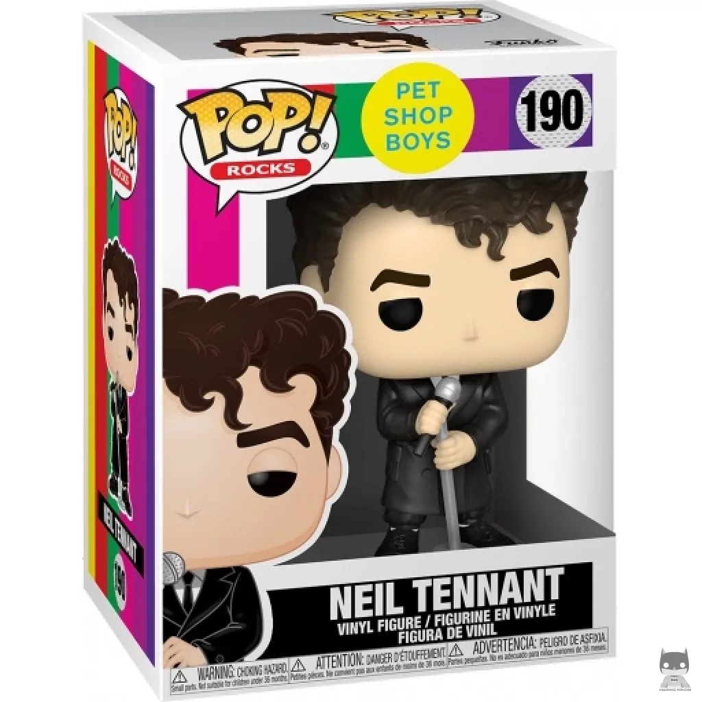 Figura Funko Pop! Neil Tennant en su caja