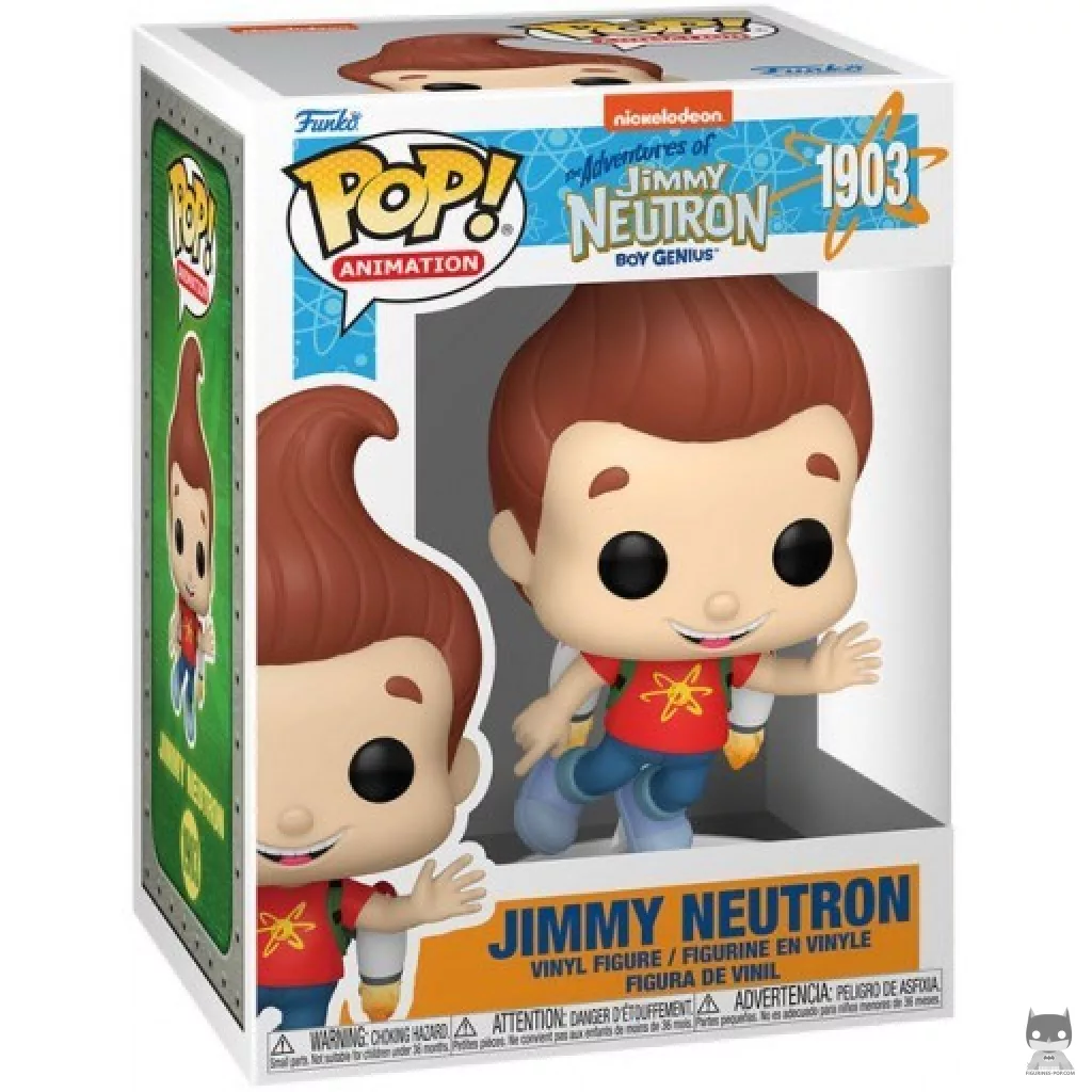 Figura Funko Pop! Jimmy Neutron en su caja