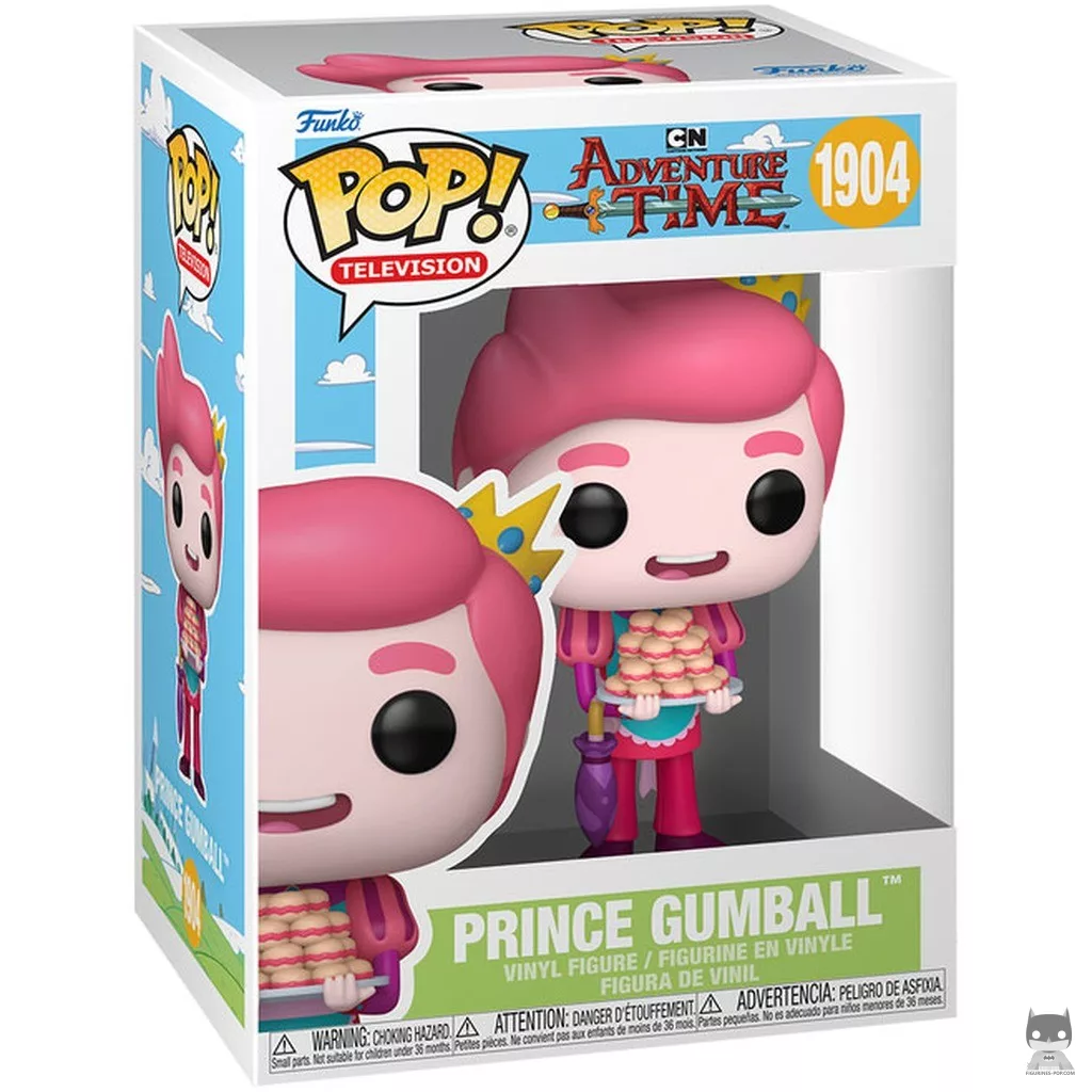 Figura Funko Pop! Príncipe Gumball en su caja