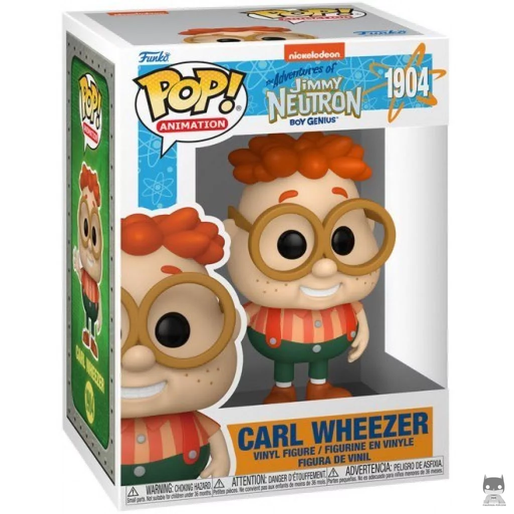 Figura Funko Pop! Carl Wheezer en su caja