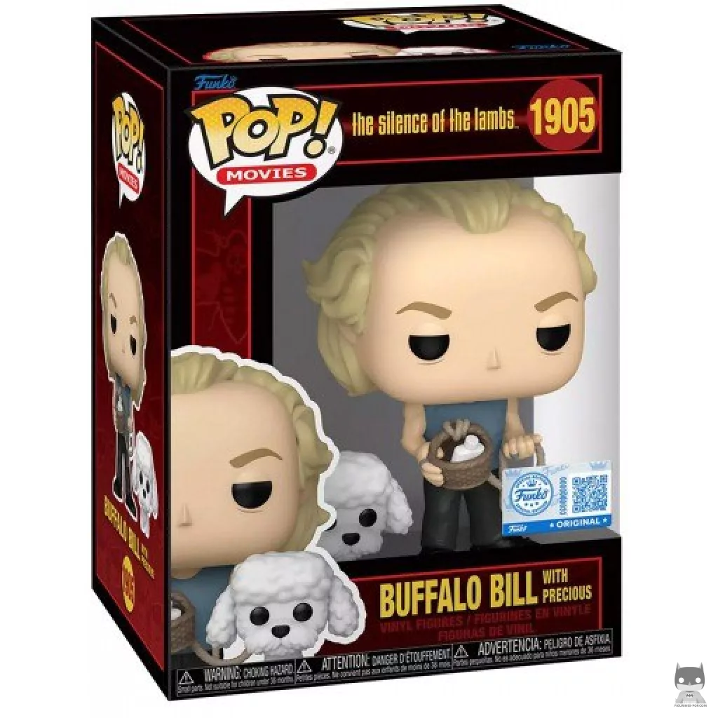 Figura Funko Pop! Buffalo Bill con Precious en su caja