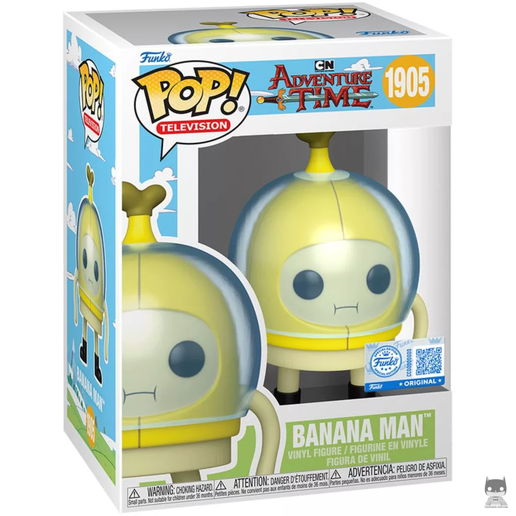 Figura Funko Pop! Hombre Plátano en su caja