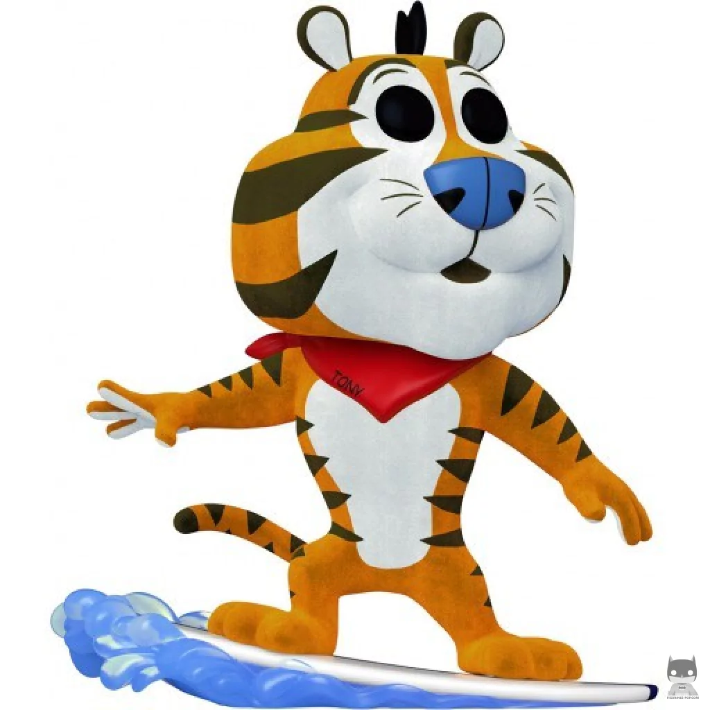 Figura Funko Pop! Tigre Tony surfeando (Flocado) (Ad Icons)