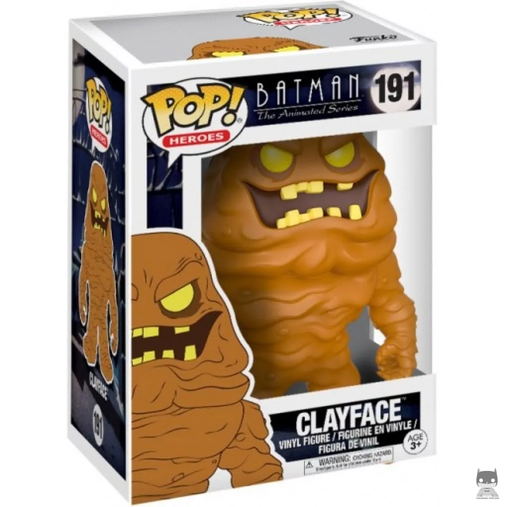 Figura Funko Pop! Cara de Barro en su caja