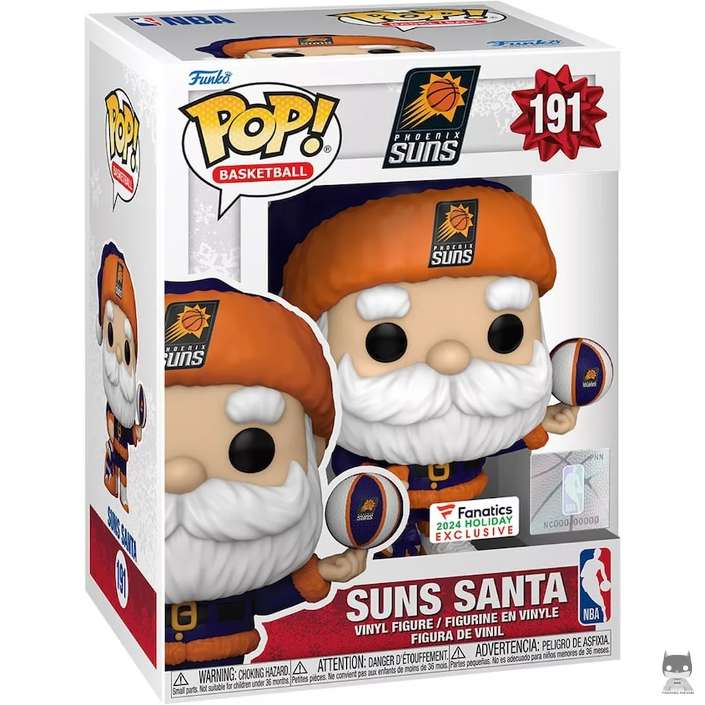 Figura Funko Pop! Papá Noel de los Suns en su caja