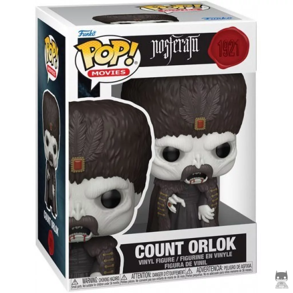 Figura Funko Pop! Count Orlok en su caja