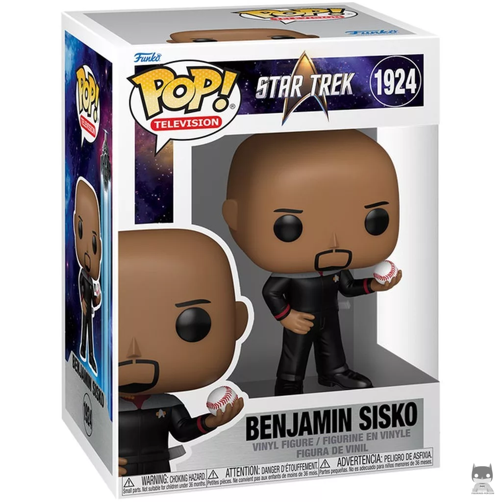 Figura Funko Pop! Benjamin Sisko en su caja