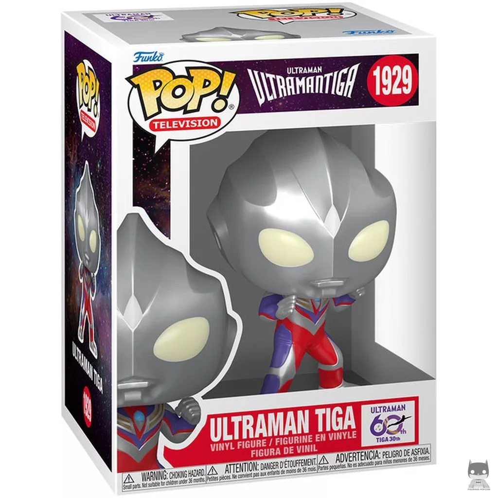 Figura Funko Pop! Ultraman Tiga en su caja