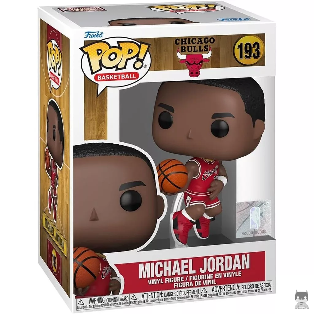 Figura Funko Pop! Michael Jordan (Temporada de novato) en su caja