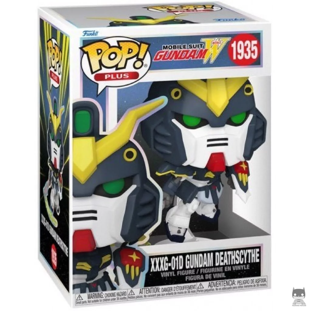 Figura Funko Pop! XXXG-01D Gundam Deathscythe en su caja