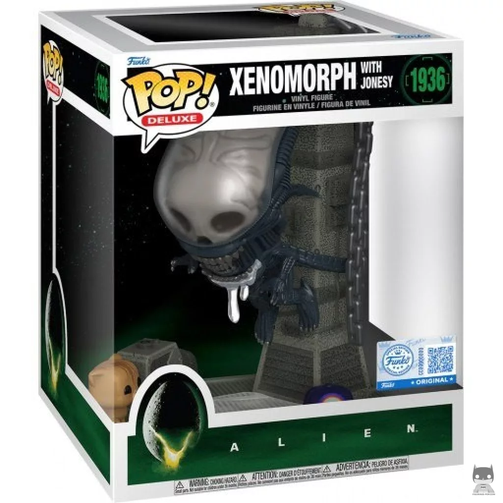 Figura Funko Pop! Xenomorfo con Jonesy en su caja