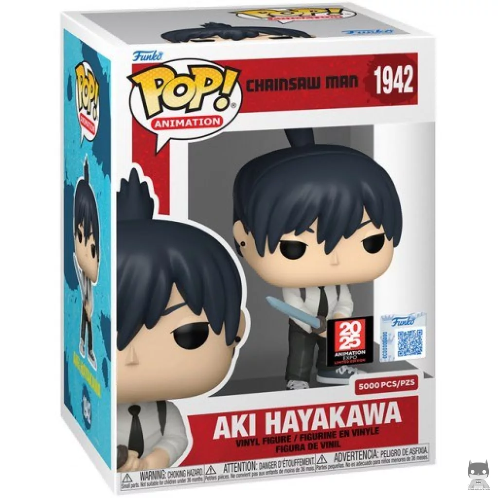 Figura Funko Pop! Aki Hayakawa en su caja