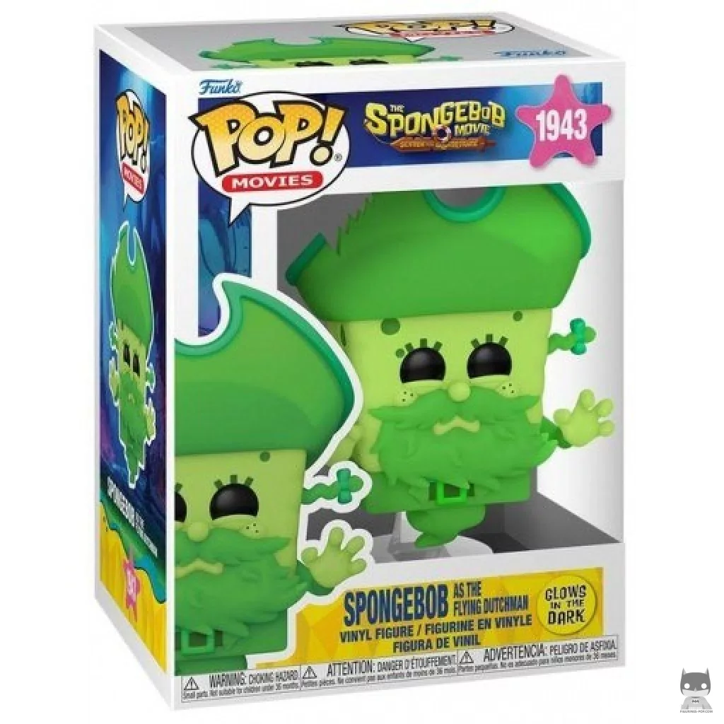 Figura Funko Pop! Bob Esponja (Brilla en la oscuridad) en su caja
