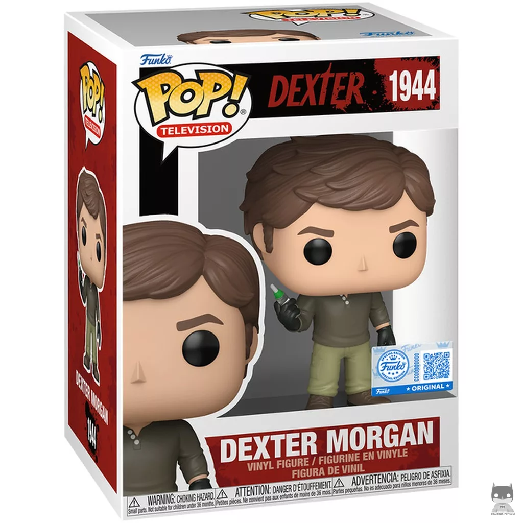 Figura Funko Pop! Dexter Morgan en su caja