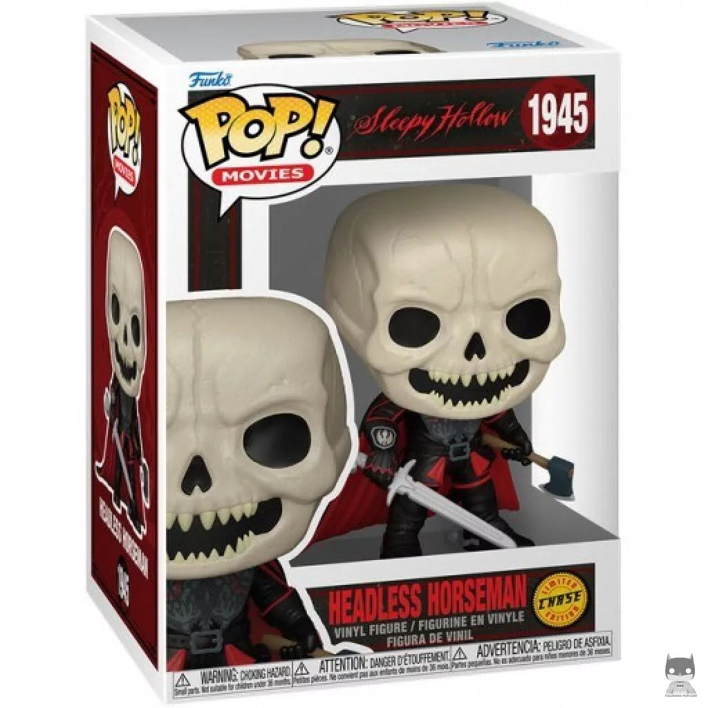 Figura Funko Pop! Jinete sin cabeza (Chase) en su caja