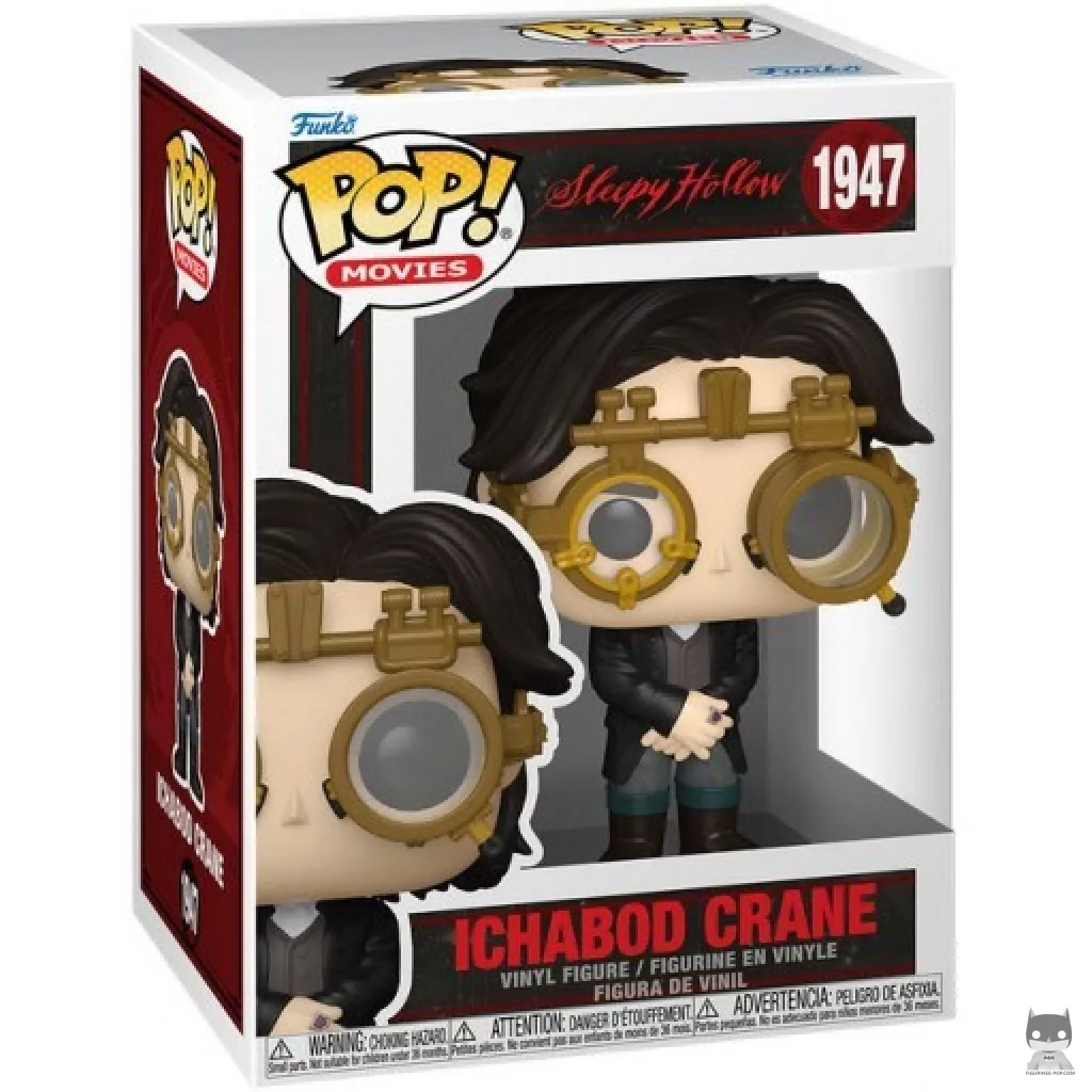 Figura Funko Pop! Ichabod Crane en su caja