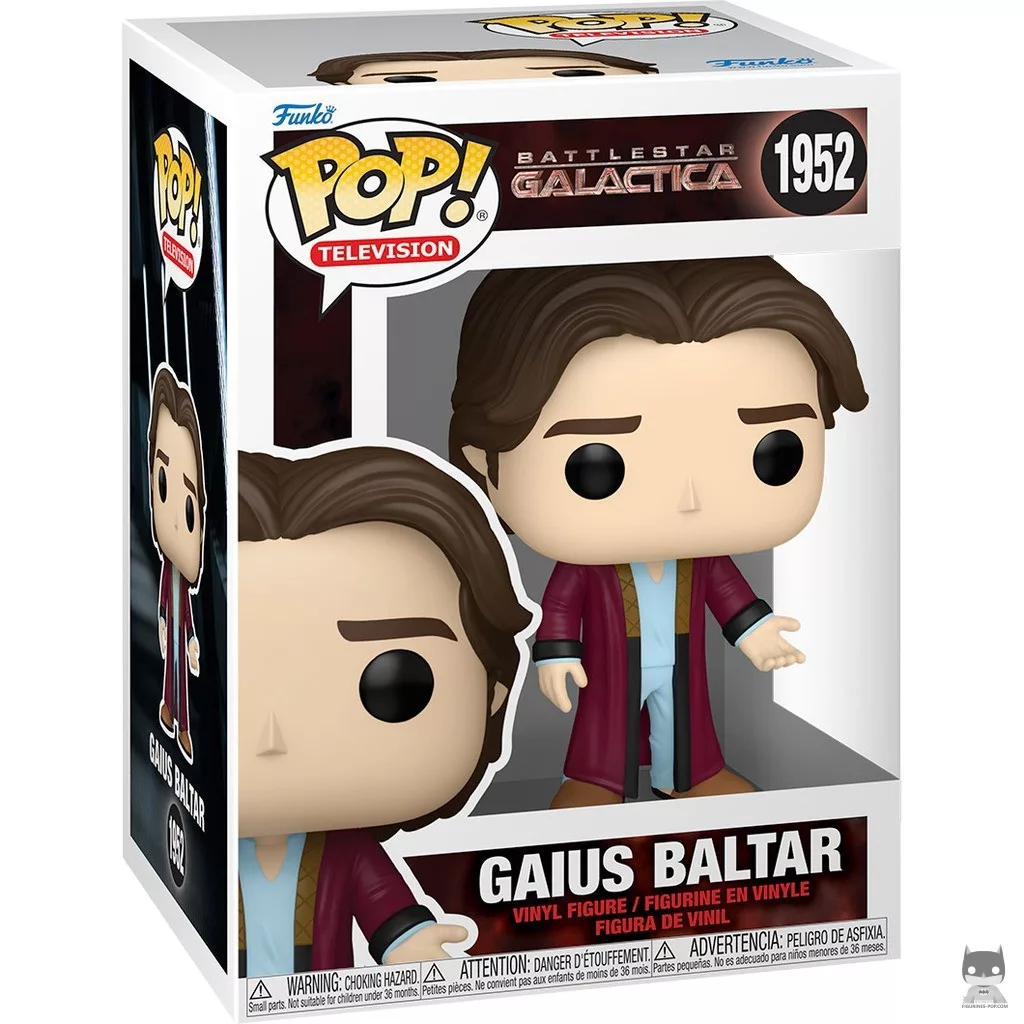 Figura Funko Pop! Gaius Baltar en su caja