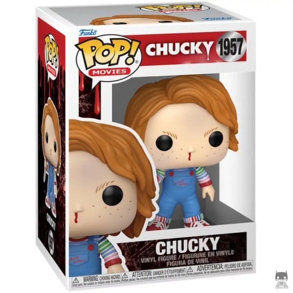Figura Funko Pop! Chucky (Nariz ensangrentada) en su caja