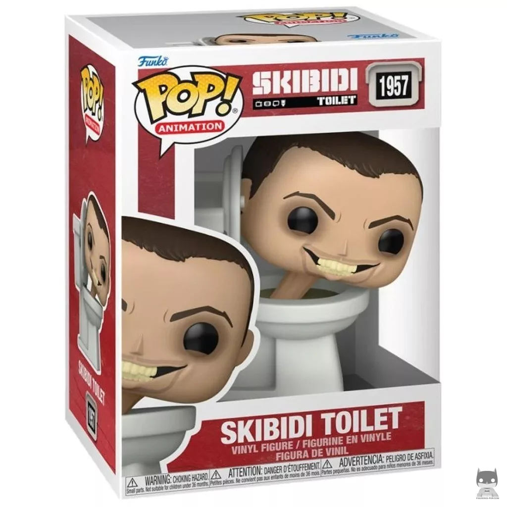 Figura Funko Pop! Skibidi Toilet en su caja
