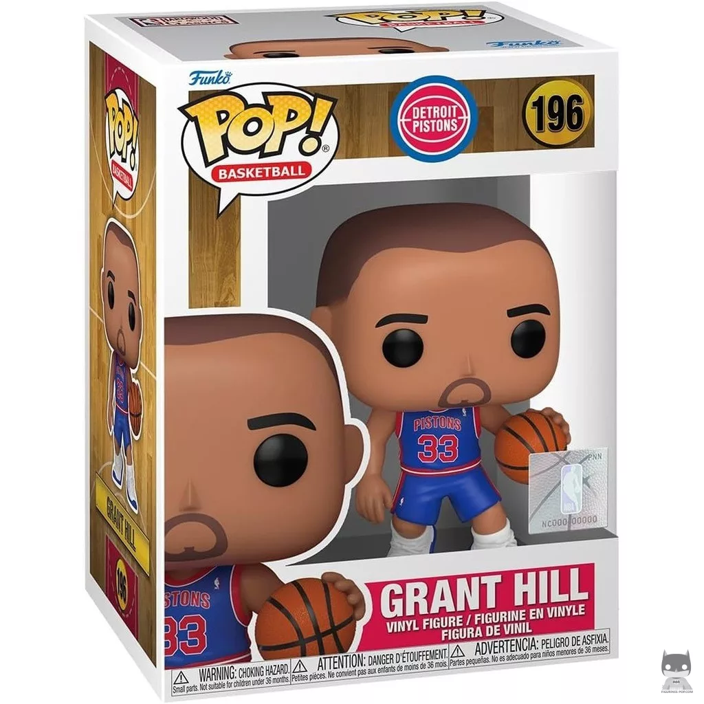 Figura Funko Pop! Grant Hill (Temporada de novato) en su caja