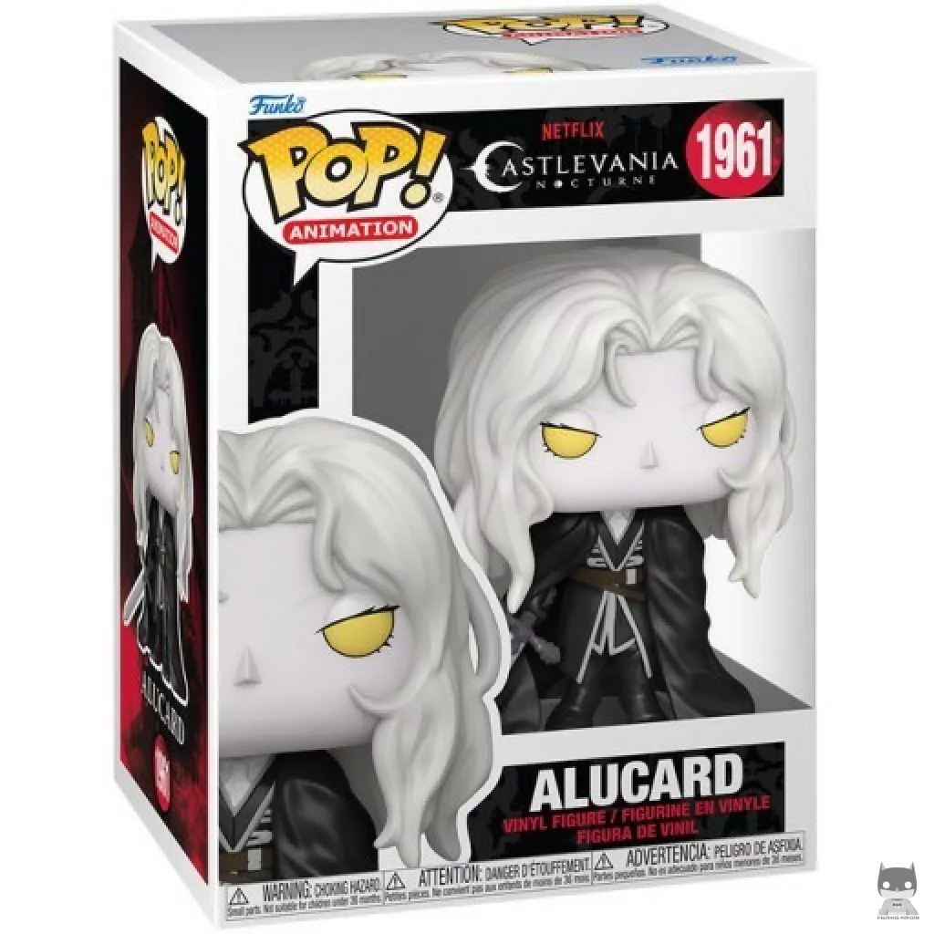 Figura Funko Pop! Alucard en su caja