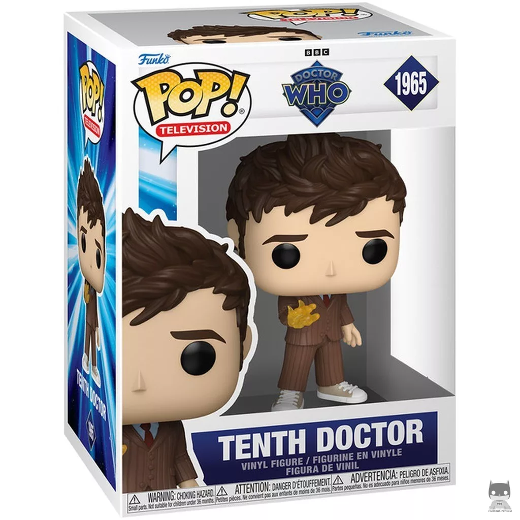 Figura Funko Pop! Décimo Doctor en su caja